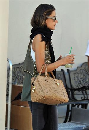 Alessandra Ambrosio out in Brentwood on January 28 