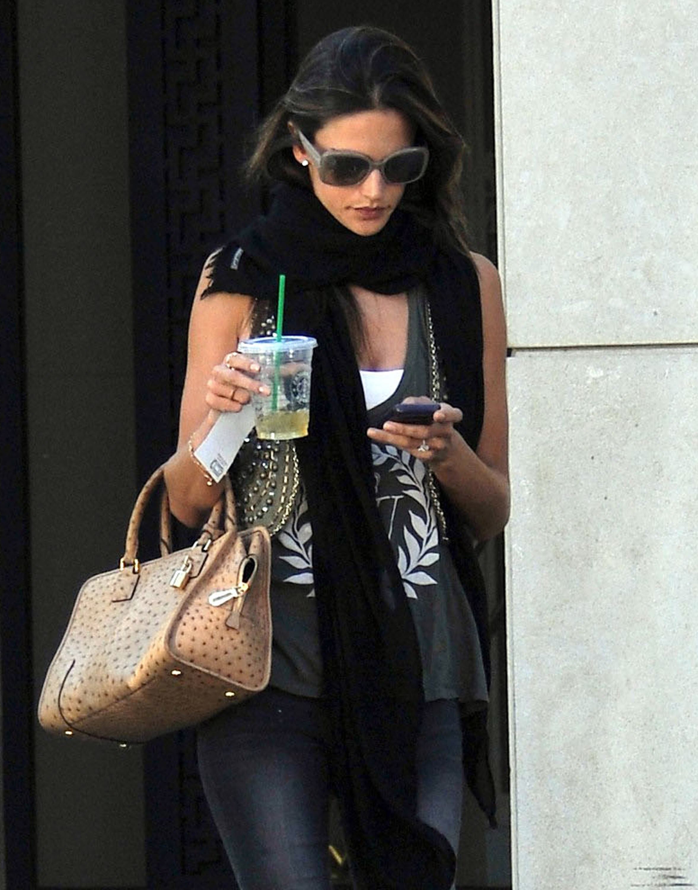 Alessandra Ambrosio out in Brentwood on January 28 