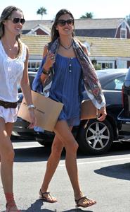 Alessandra Ambrosio shopping at James Perse Brentwood on September 6, 2011