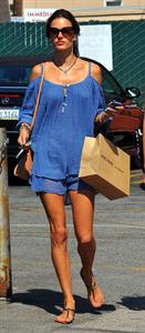 Alessandra Ambrosio shopping at James Perse Brentwood on September 6, 2011