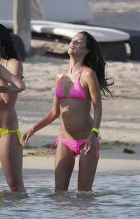 Alessandra Ambrosio photo shoot in St Barthelemy on March 7, 2010