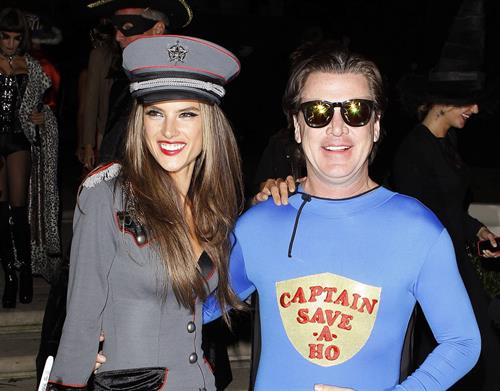 Alessandra Ambrosio at a Halloween party in Beverly Hills 10/26/12 