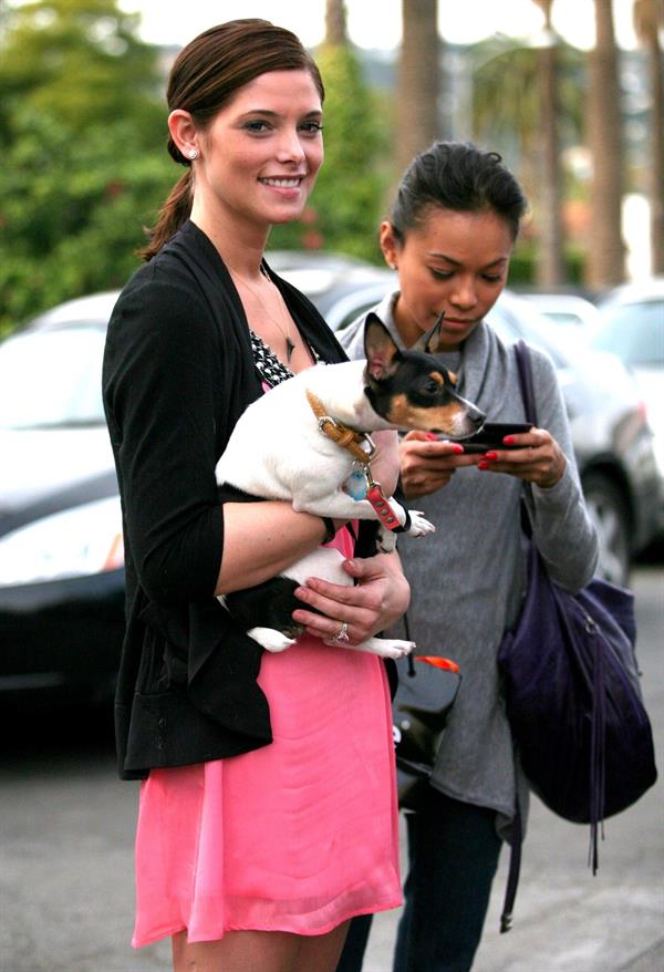 Ashley Greene and her dog Marlow out and about in Beverly Hills on January 15 