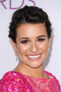 Lea Michele in pink at the 39th Annual People's Choice Awards in Los Angeles on Jan 9, 2013 