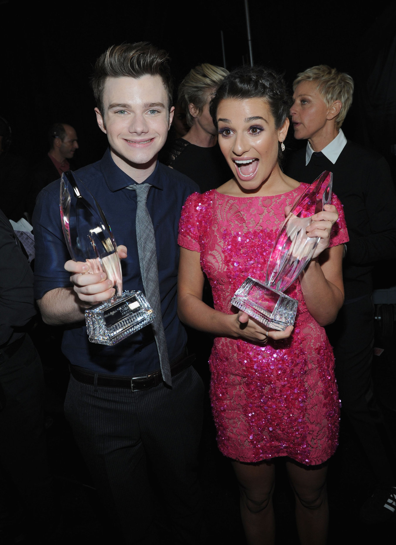 Lea Michele at the 39th Annual People's Choice Awards in Los Angeles on Jan 9, 2013