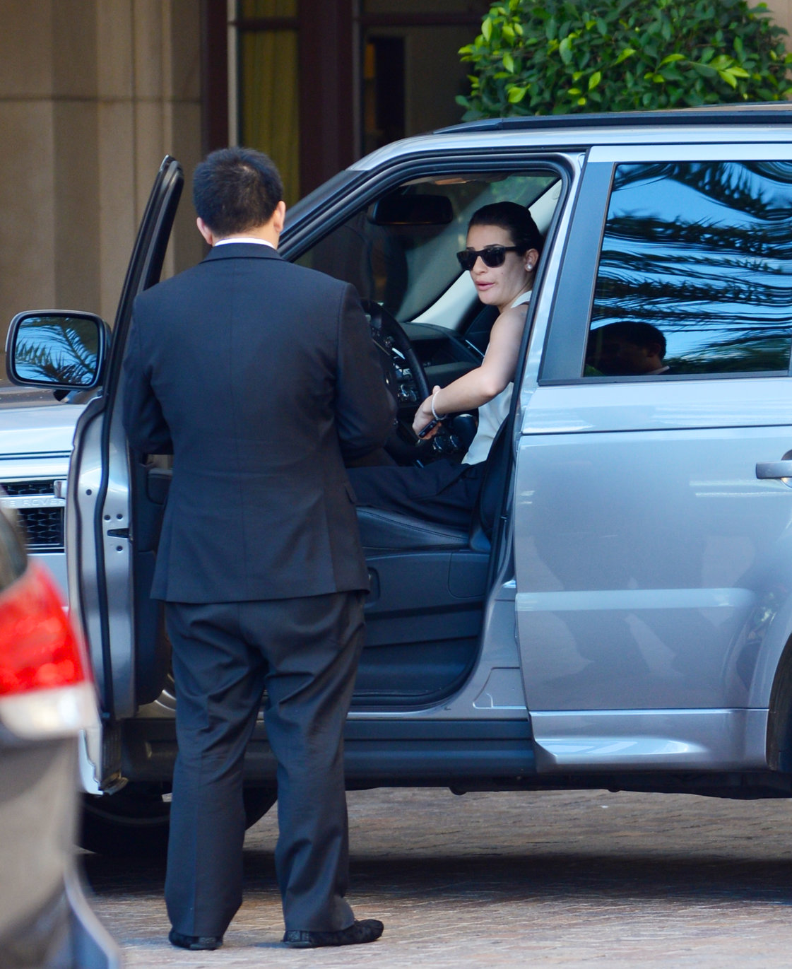 Lea Michele  Arriving at Montage Hotel  in Beverly Hills - Dec 26, 2012 