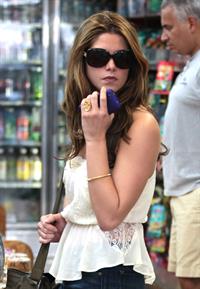 Ashley Greene out in New York City on July 7, 2010 