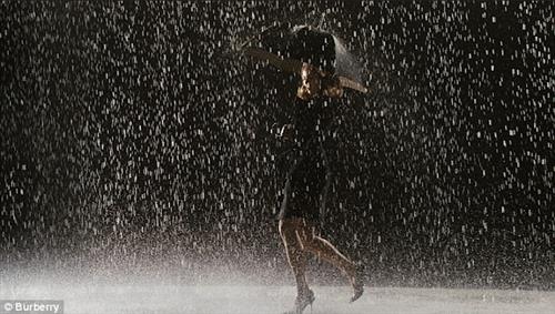 Lily James Pictures Lily James Topless for Burberry