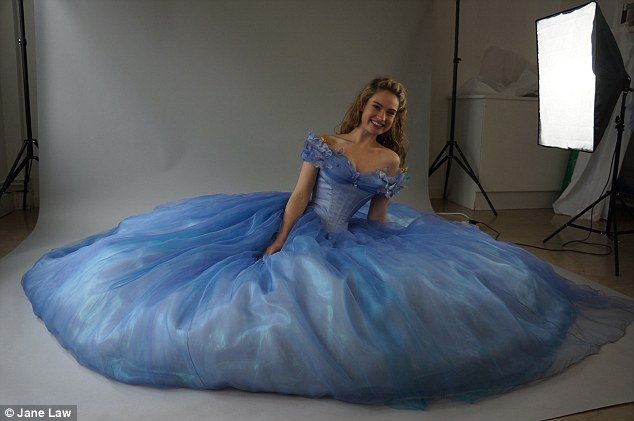 Lily James as Cinderella