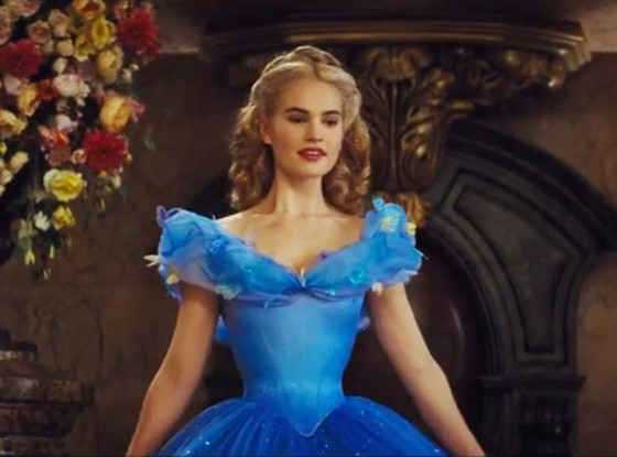 Lily James as Cinderella