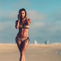 Johana Gómez in a bikini