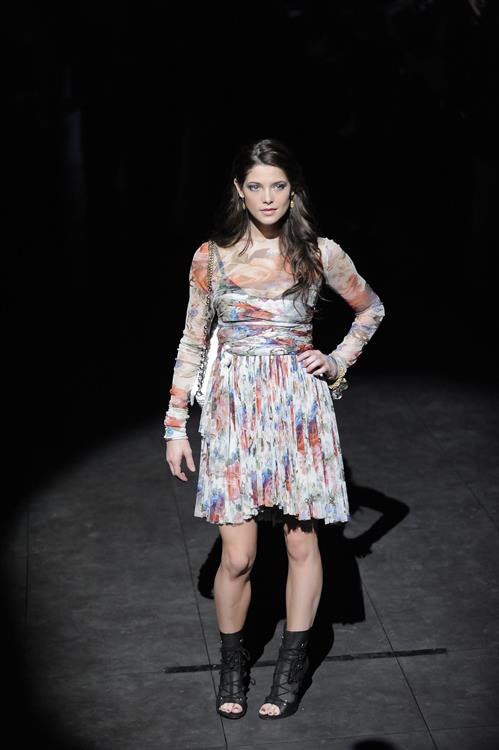 Ashley Greene Milan Fashion Week Womenswear Autumn Winter 2010 show February 28