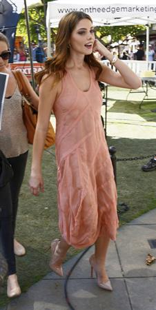 Ashley Greene  At Extra on the Grove - October 2, 2012 