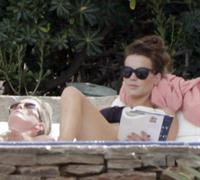Kate Beckinsale in bikini as she fits in some sunbathing on family holiday in Mexico March 28-2013 