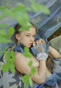 Taisiya Karpenko (Milena D) gets naked outside