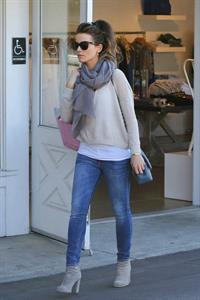 Kate Beckinsale shopping at Calypso store in Brentwood January 31, 2013