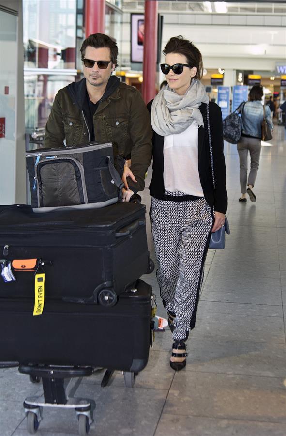 Kate Beckinsale at Heathrow Airport in London 5/6/13 