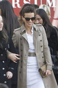 Kate Beckinsale Burberry Prorsum show at London Fashion Week 2/18/13 