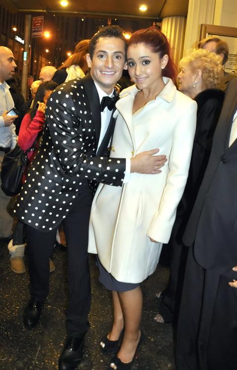 Ariana Grande opening night of Born Yesterday on April 24, 2011