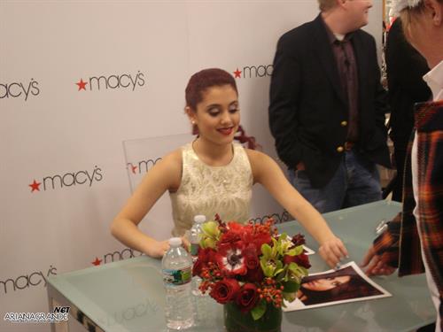 Ariana Grande Macys Lighting event in Boston November 26, 2010