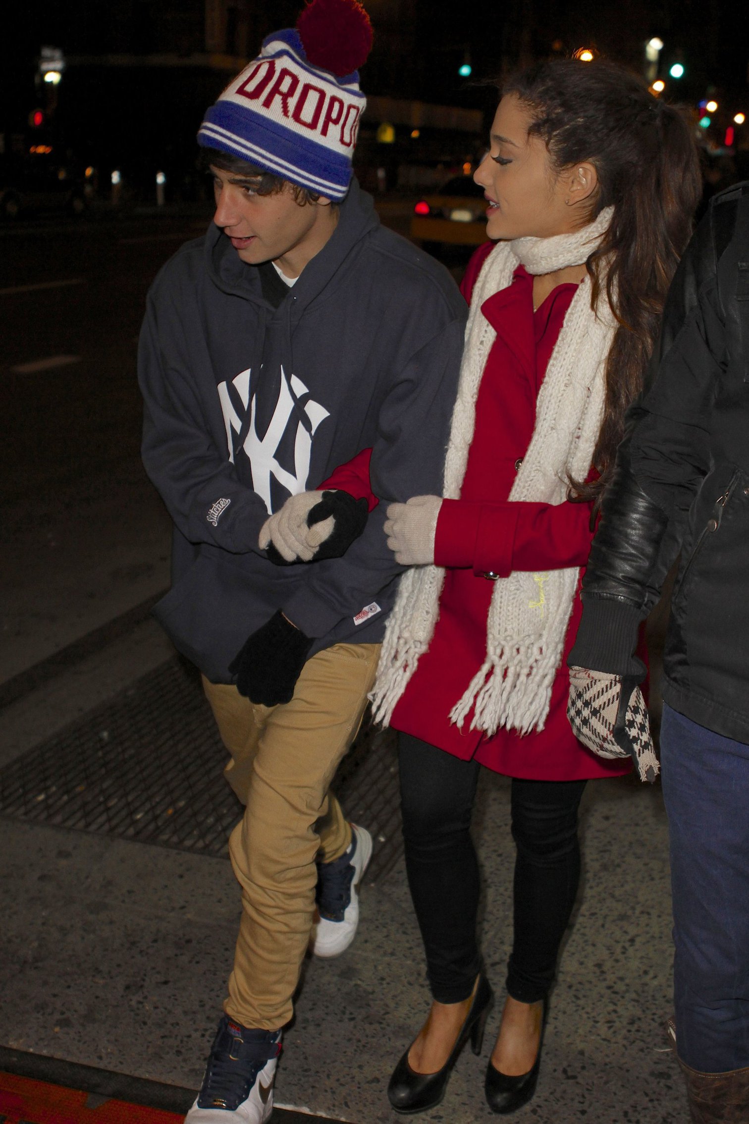 Ariana Grande in New York City 1/1/13