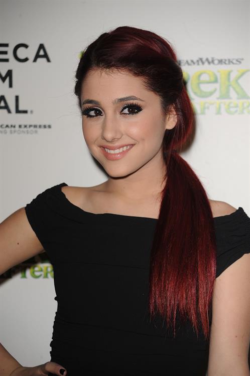 Ariana Grande Shrek Forever After premiere in New York 