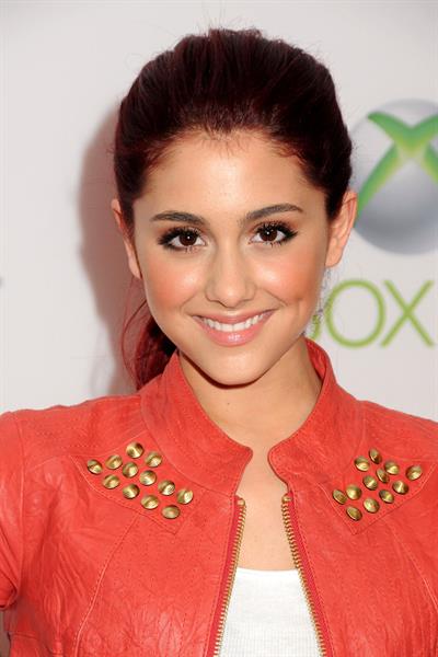 Ariana Grande Project Natal World Premiere for Xbox 360 in Los Angeles July 13, 2010