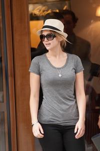 Jennifer Lawrence out about in Paris, France on 3-7-2012