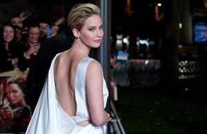 Jennifer Lawrence World Premiere of  The Hunger Games: Catching Fire  in London (November 11, 2013) 