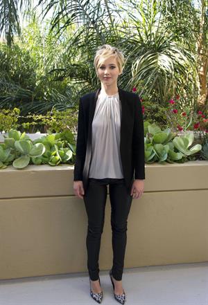 Jennifer Lawrence The Hunger Games: Catching Fire press conference in Beverly Hills, November 8, 2013 