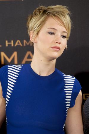 Jennifer Lawrence  The Hunger Games - Catching Fire  Madrid Photocall on Nov 13, 2013 
