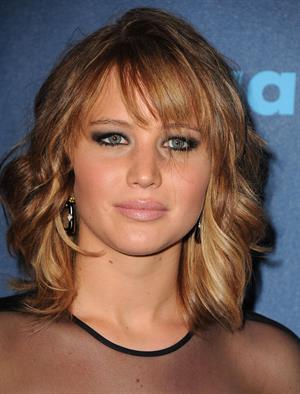 Jennifer Lawrence 24th Annual GLAAD Media Awards in Los Angeles, Apr. 20, 2013 