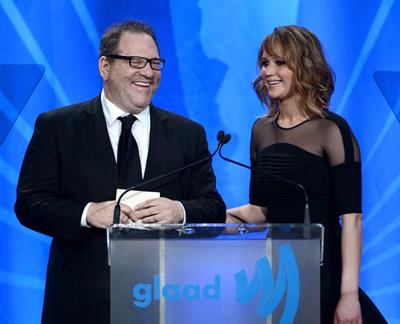 Jennifer Lawrence 24th Annual GLAAD Media Awards in Los Angeles, Apr. 20, 2013 