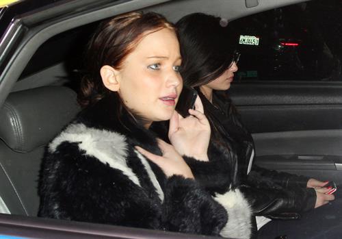 Jennifer Lawrence at Chateau Marmont Hotel 1/5/13  