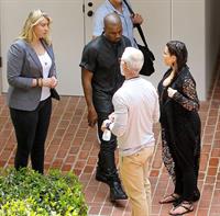 Kim Kardashian Goes house hunting with Kanye West in Bel Air (May 10, 2013) 