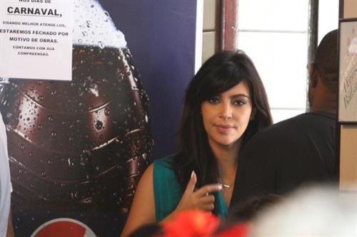 Kim Kardashian - Touring In Brazil With Kanye West 