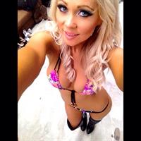 Krystal Dawson in a bikini