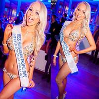 Krystal Dawson in a bikini