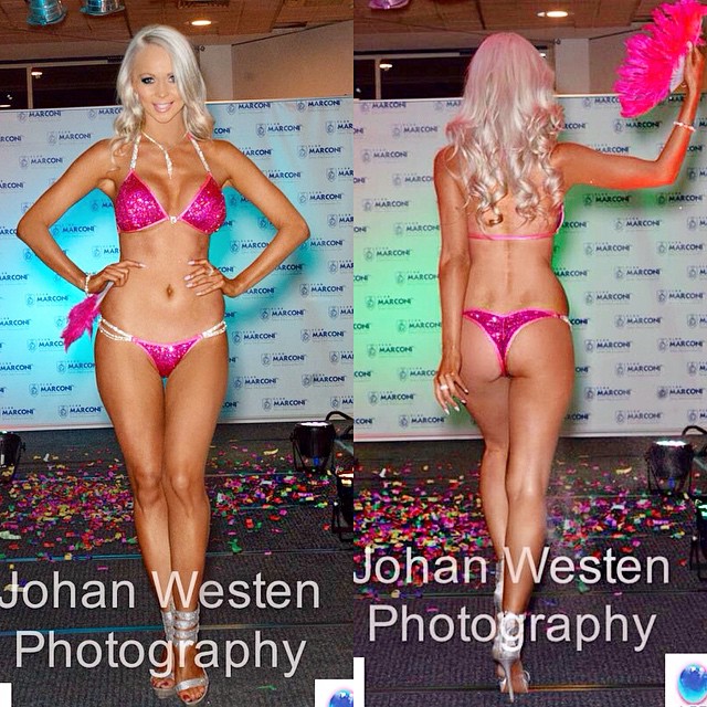 Krystal Dawson in a bikini - ass