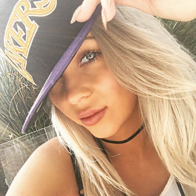 Krystal Dawson taking a selfie