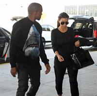 Kim Kardashian - JFK airport in New York on August 9, 2012
