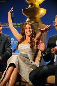 Sofia Vergara at the 69th annual Golden Globe Award Vominations on December 15, 2011