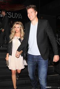 Ashley Tisdale leaving Katsuya restaurant in Hollywood 02-08-2012