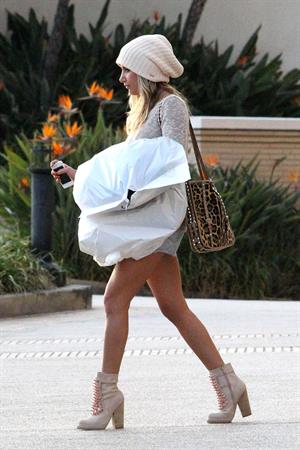 Ashley Tisdale leaving Barneys New York in Los Angeles 11/26/12 