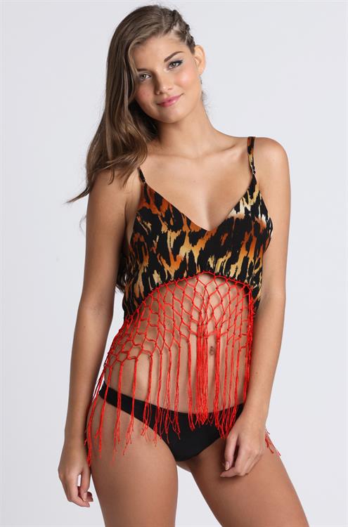 Gabriela Salles in a bikini