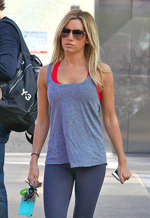 Ashley Tisdale at the gym in West Hollywood 12/7/12 