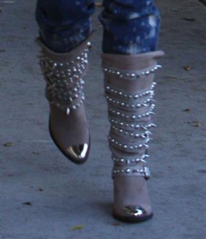 Ashley Tisdale Nine Zero One hair salon in West Hollywood 10/27/12