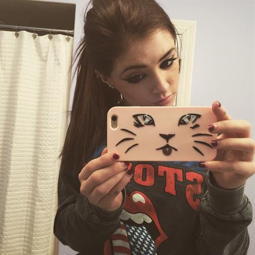 Chrissy Costanza taking a selfie