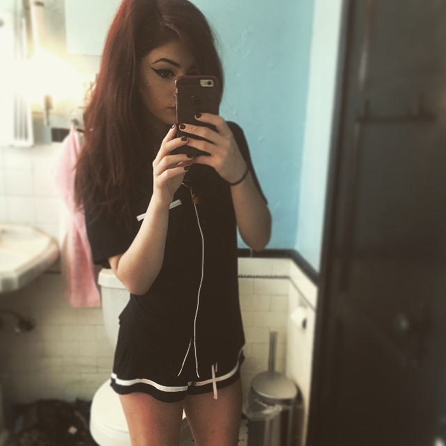 Chrissy Costanza taking a selfie