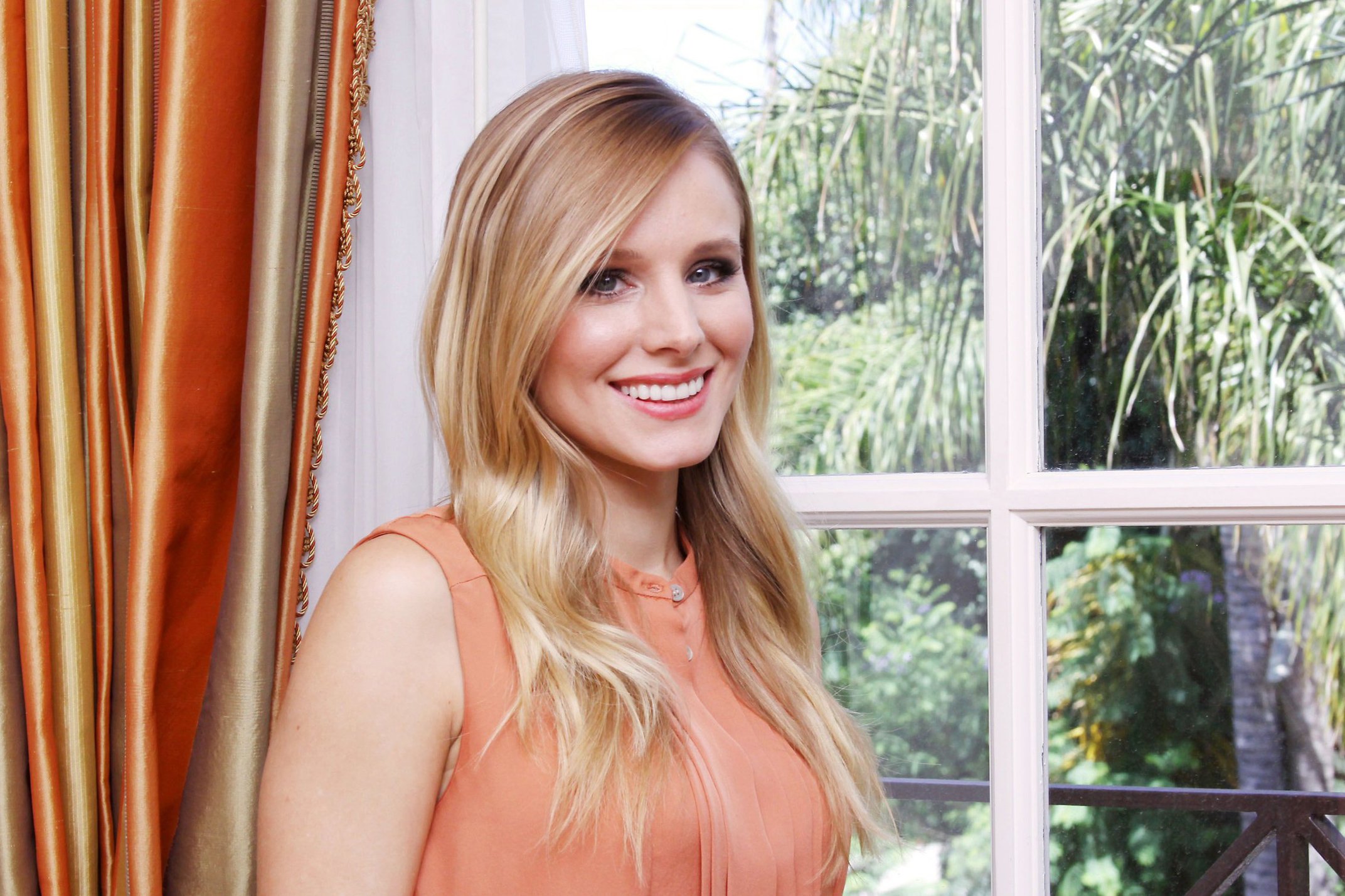 Kristen Bell  Hit And Run  Press Conference, Aug 12, 2012